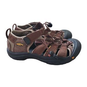 Keen Newport H2 Kids Size 2 Brown Outdoor Hiking Sandals Waterproof Sport